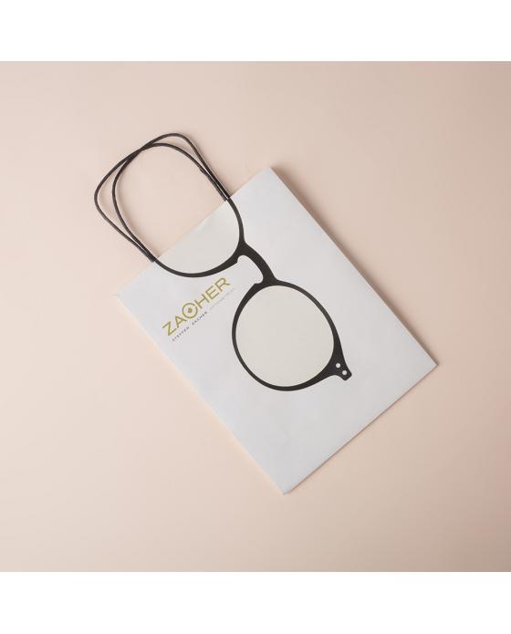 Spot UV Finished Paper Shopping Bags